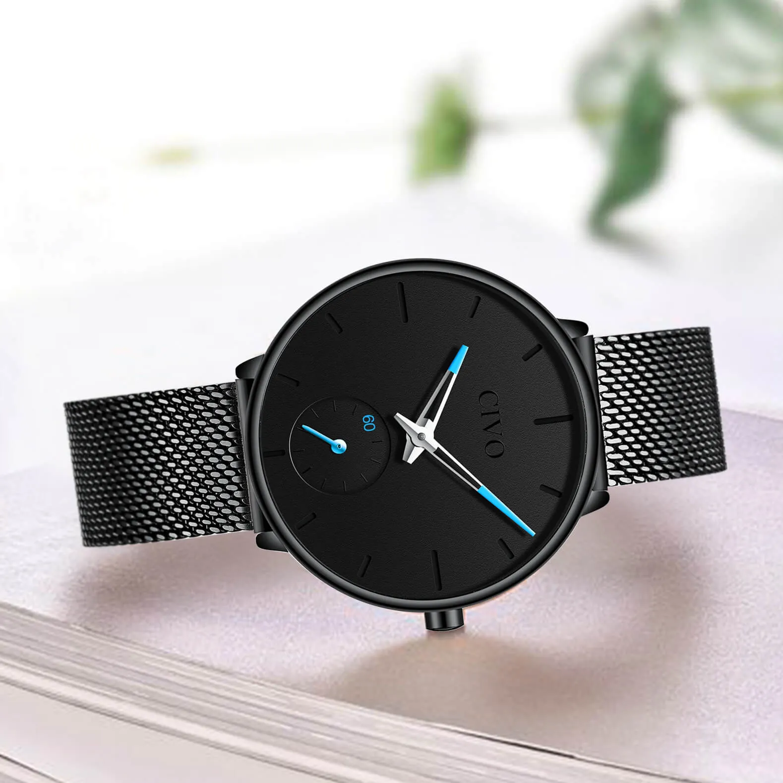 0124C | Quartz Women Watch | Mesh Band