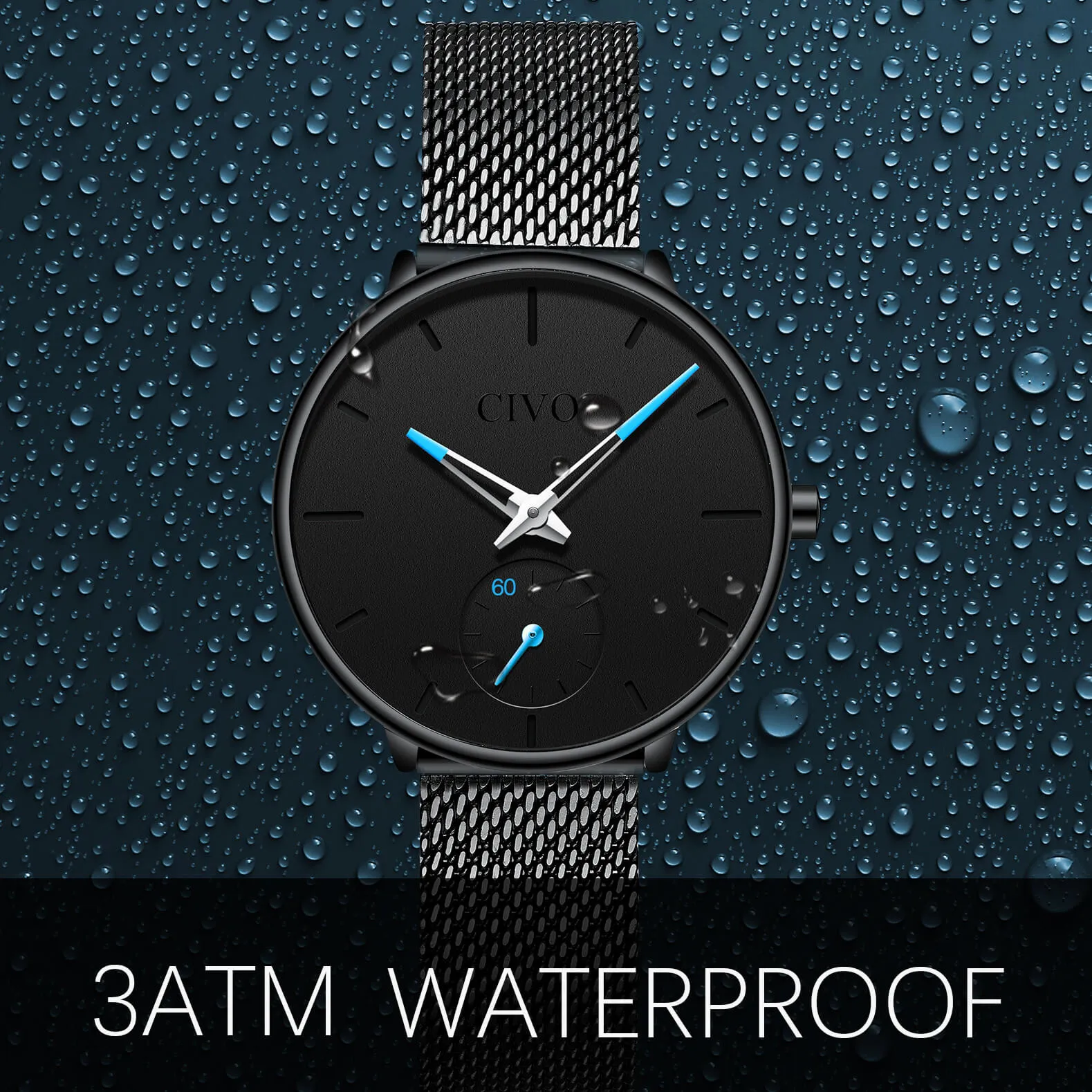 0124C | Quartz Women Watch | Mesh Band