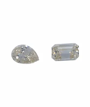 0.57 ct PEAR & EMERALD NATURAL ORANGE DIAMOND SET OF 2 ANL-S20-15