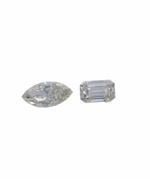 0.7 ct MARQUISE & EMERALD NATURAL CHAMPAGNE DIAMOND SET OF 2 ANL-S20-17