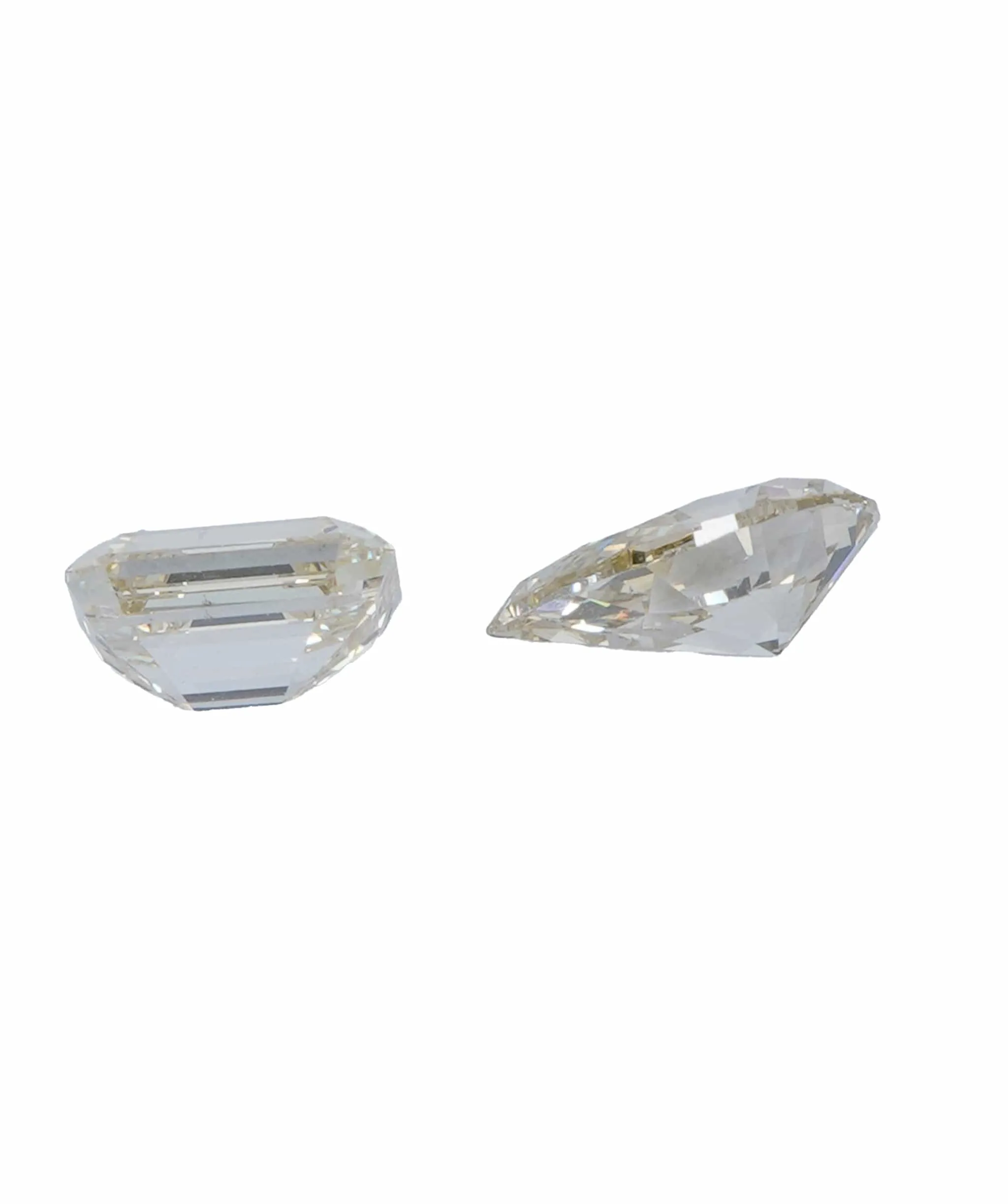 0.82 ct PEAR & EMERALD NATURAL ORANGE DIAMOND SET OF 2 ANL-S20-13