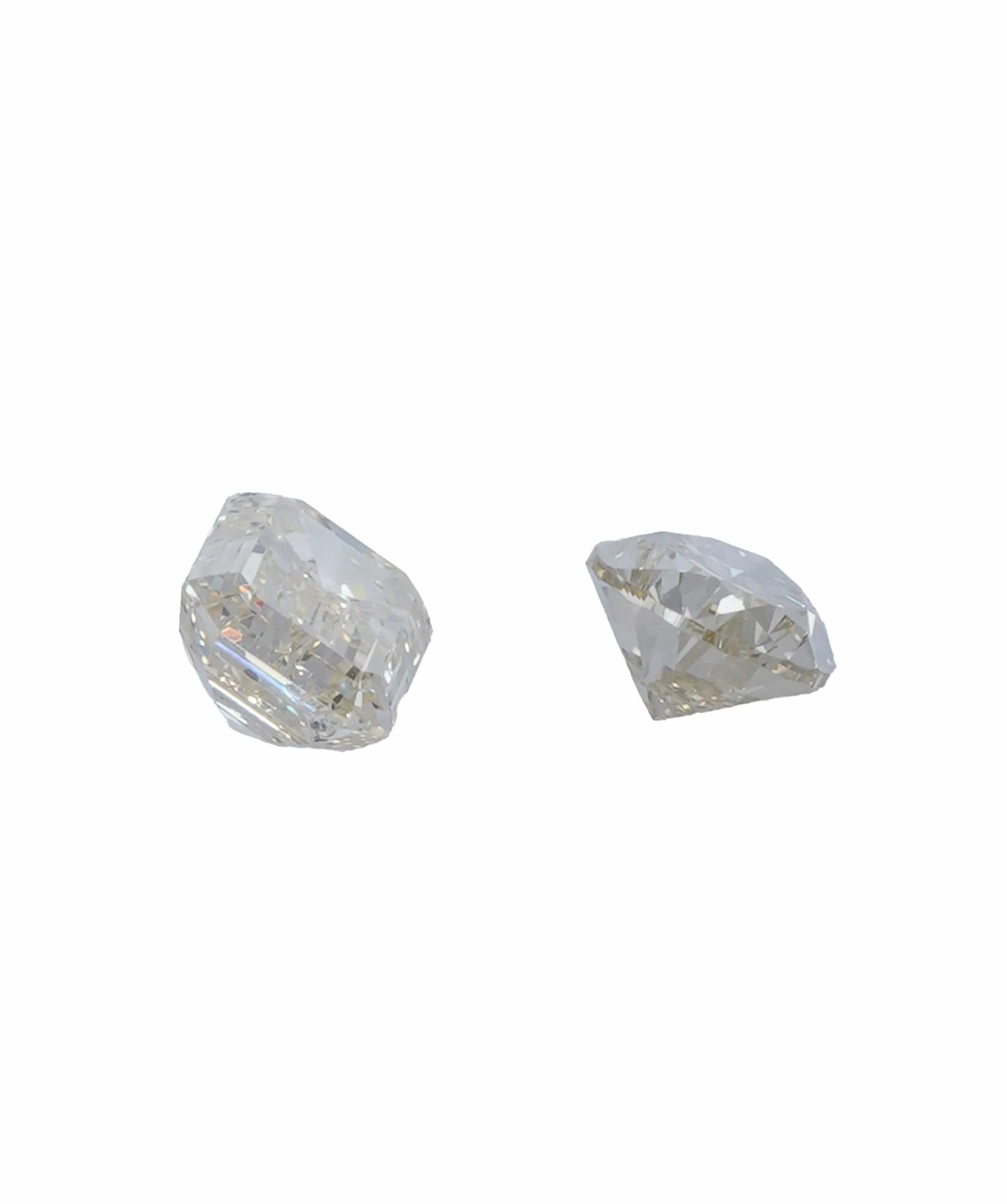 0.82 ct PEAR & EMERALD NATURAL ORANGE DIAMOND SET OF 2 ANL-S20-13