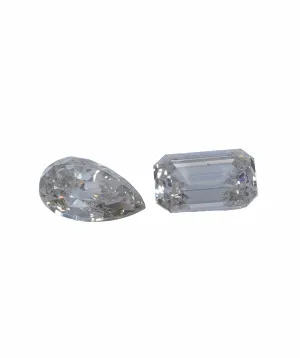 0.9 ct PEAR & EMERALD NATURAL FANCY CHAMPAGNE DIAMOND SET OF 2 ANL-S20-26