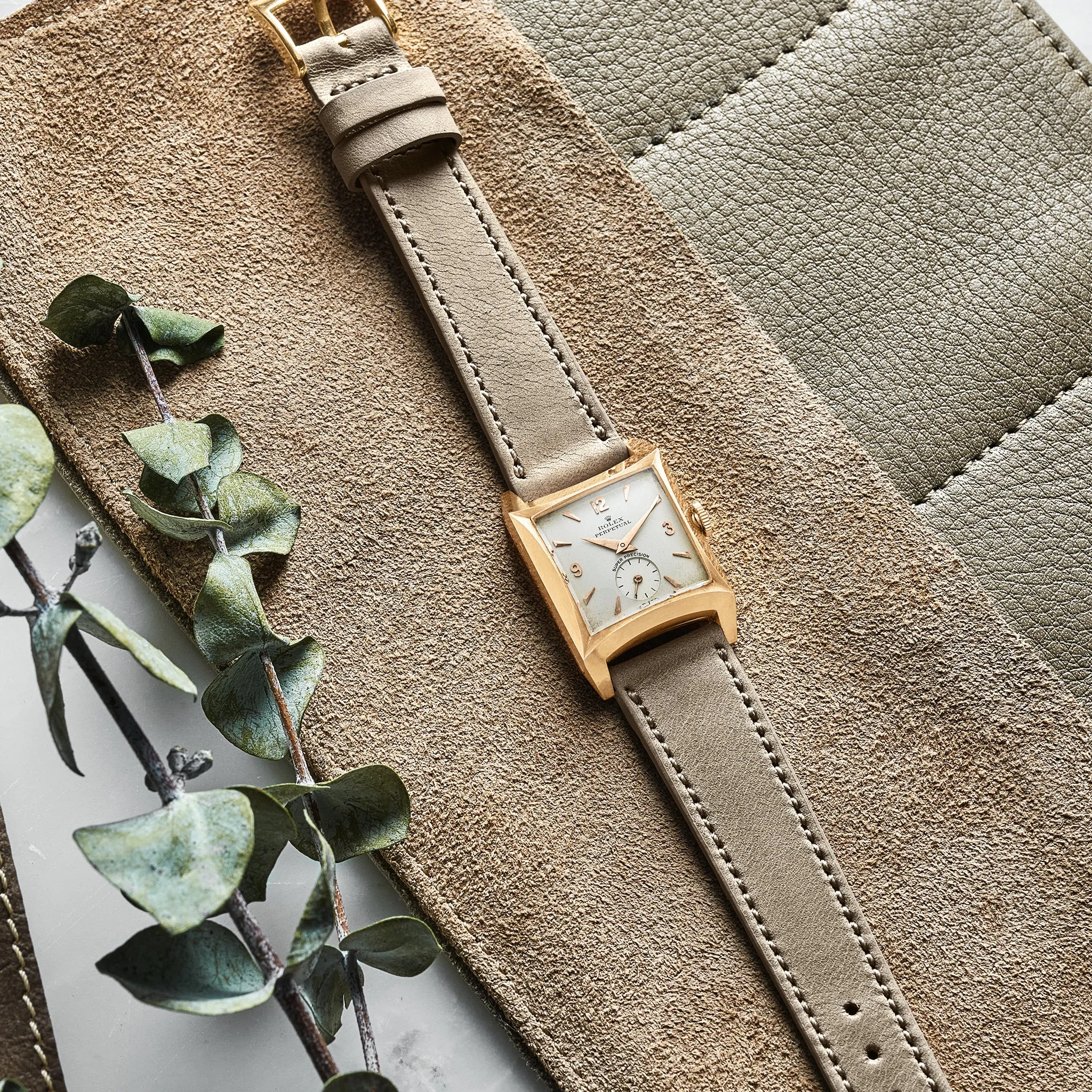 1952 Rolex Perpetual Super Precision Ref. 8126 In 18k Pink Gold