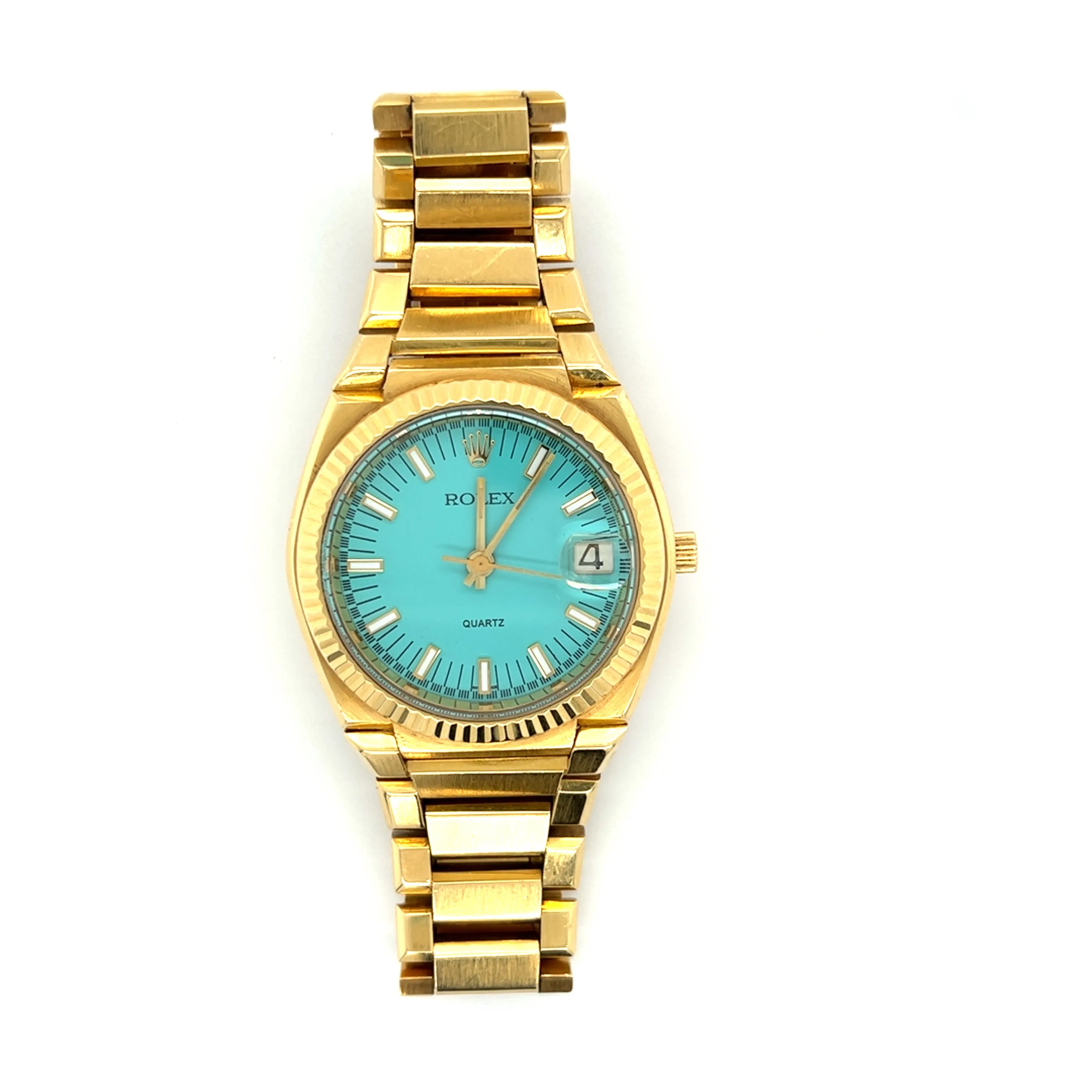 1971 Rolex Texano Datejust ref 5100 39mm Turquoise