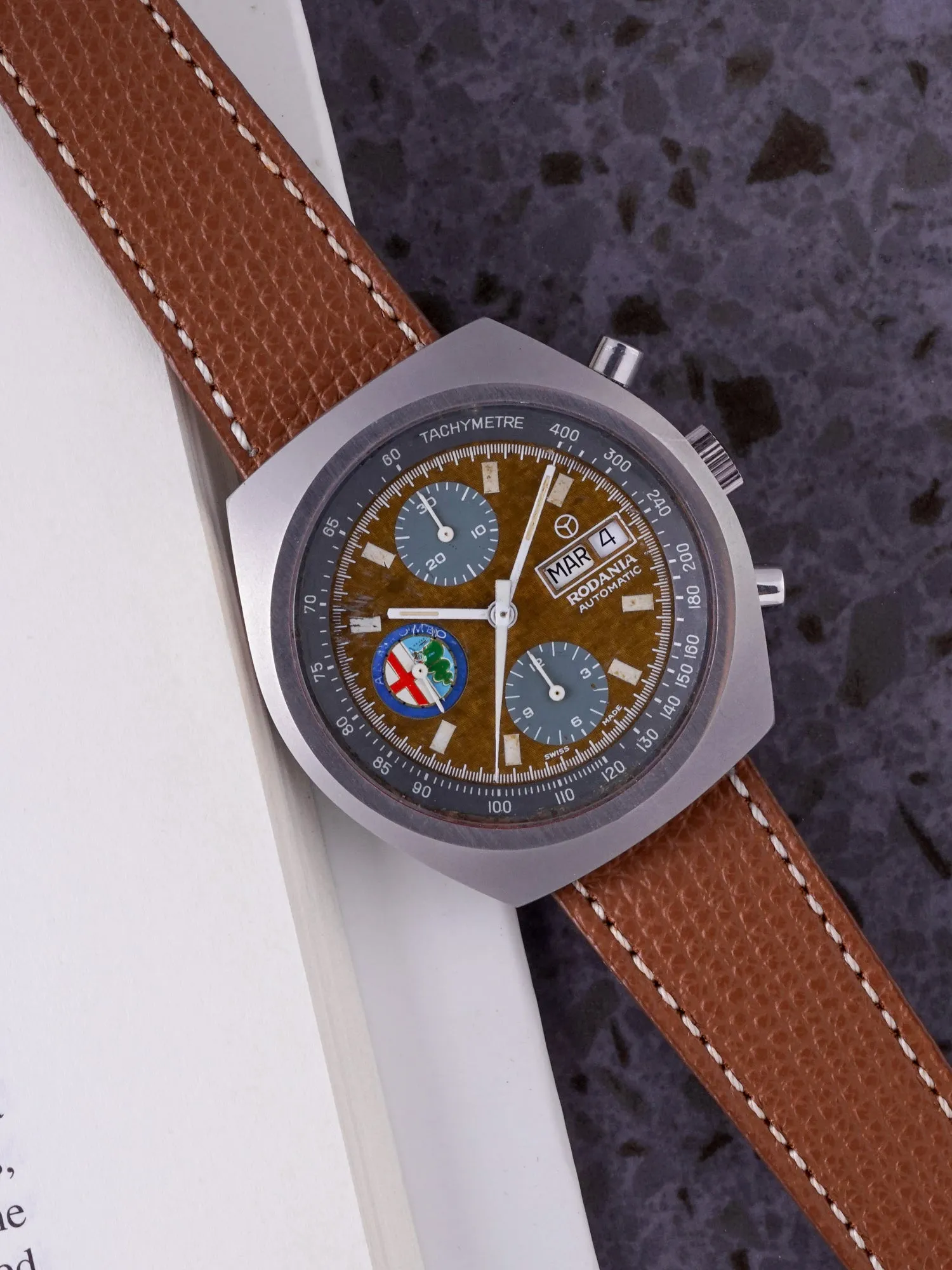 1980s Rodania For Alfa Romeo Chronograph (Ref. 3174.20)