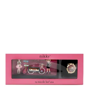 2 PC SET ACCESSORY SET (TRIFOLD WALLET & WATCH)