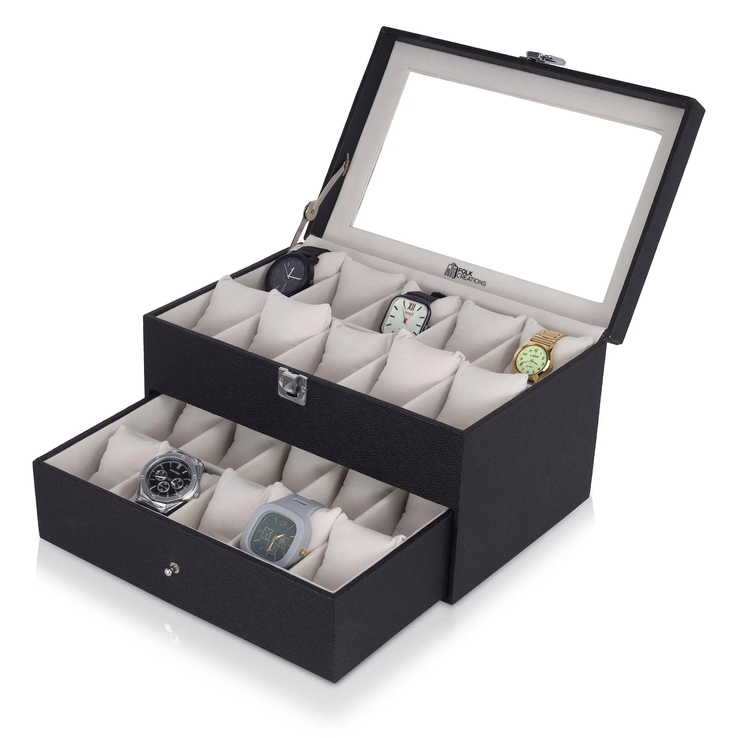 20 Slots Watch Organizer Box