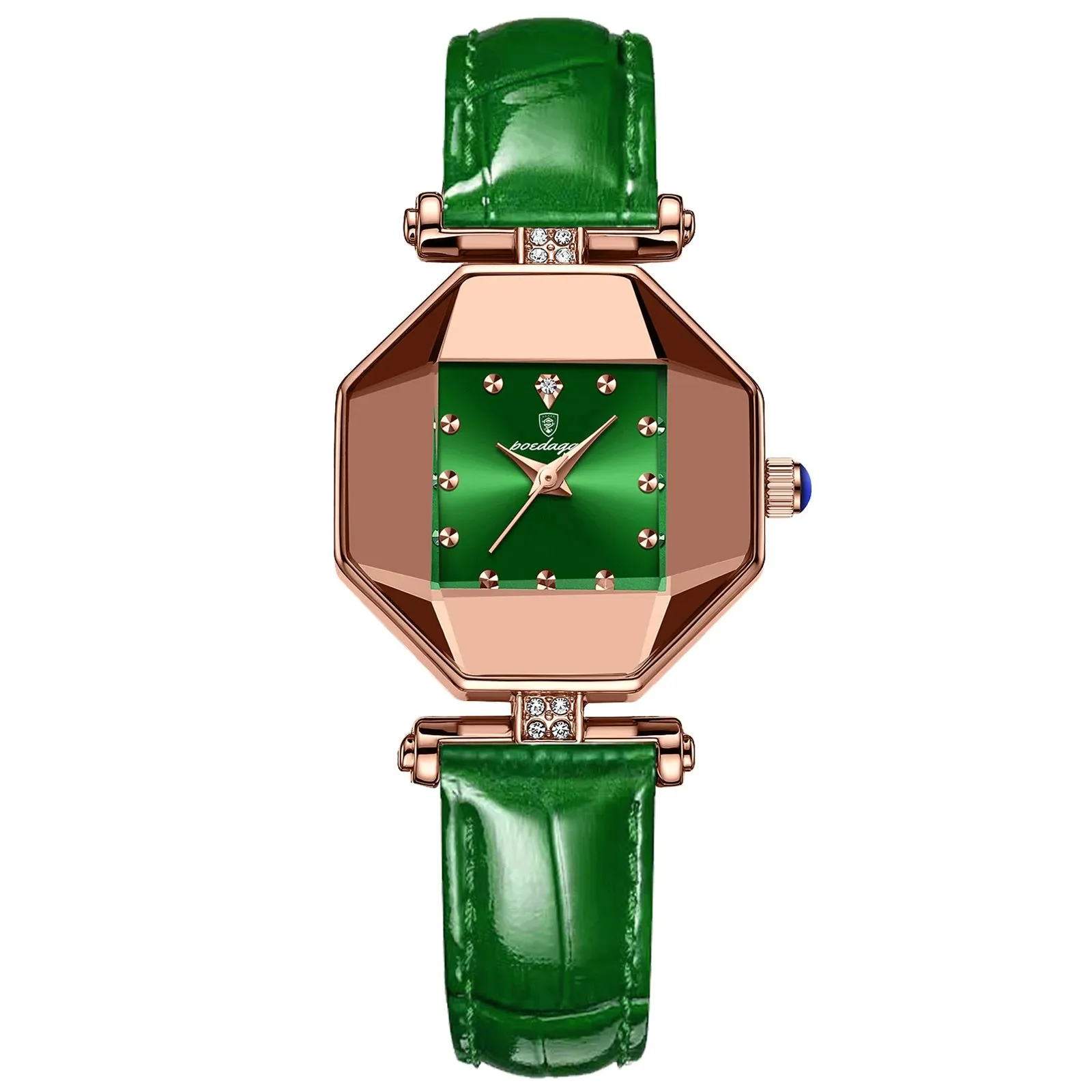 2022 Luxury Quartz Watch Girl's Elegant Fashion Red Dial Waterproof Ladies Leather Watches Women High Quality Zegarek Damski Hot