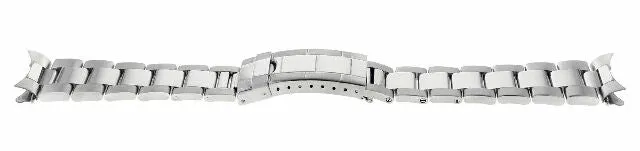 20MM OYSTER WATCH BAND BRACELET FOR ROLEX EXPLORER SHINY CENTER FLIP LOCK STEEL