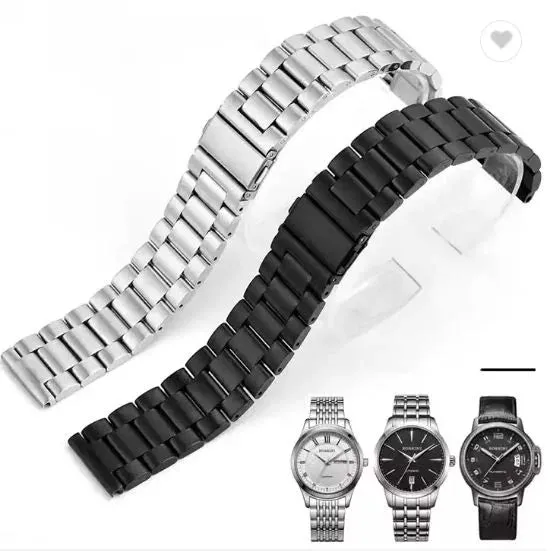 22MM ROLEX STYLE STAINLESS STEEL CHAIN STRAPS FOR SAMSUNG WATCH 46MM, S3, WATCH 3, S3 FRONTIER