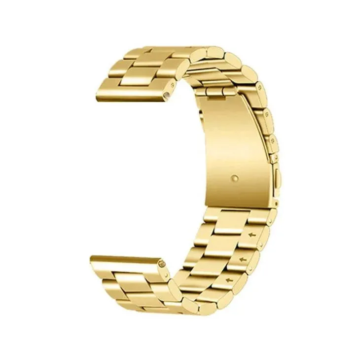 22MM ROLEX STYLE STAINLESS STEEL CHAIN STRAPS FOR SAMSUNG WATCH 46MM, S3, WATCH 3, S3 FRONTIER