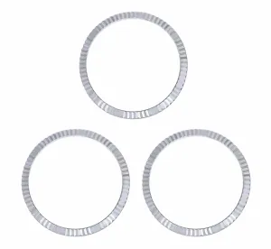 3 FLUTED BEZEL FOR 34MM ROLEX DATE AIRKING 1500 5500 STAINLESS STEEL TOP QUALITY