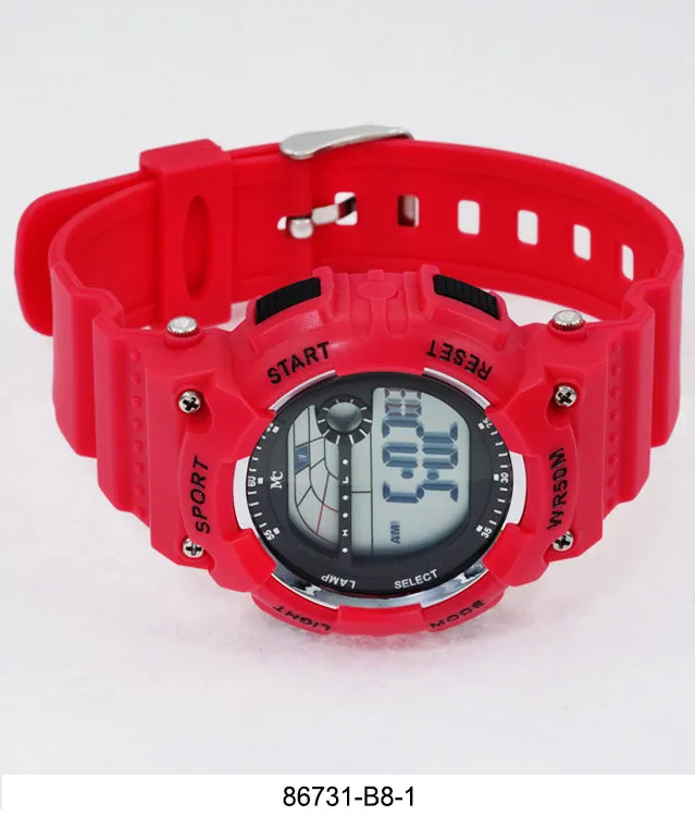 8673- B8 Digital Watch