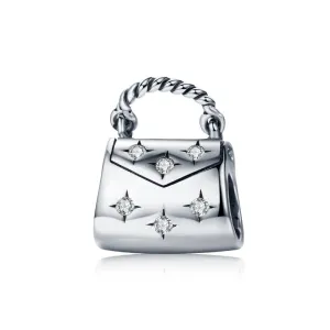 925 Sterling Silver Diamond Studded Beads Bracelet