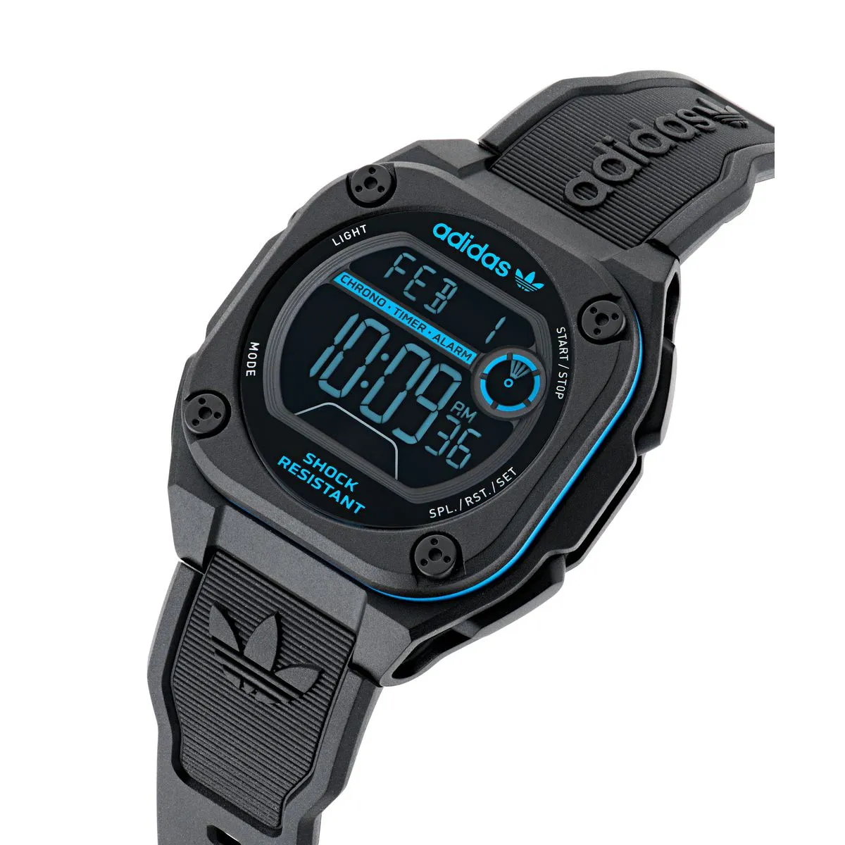 Adidas Originals Digital Neg Display Dial Unisex Digital Watch - AOST23571