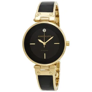 Anne Klein Quartz Black Dial Ladies Watch AK/J1414BKGB