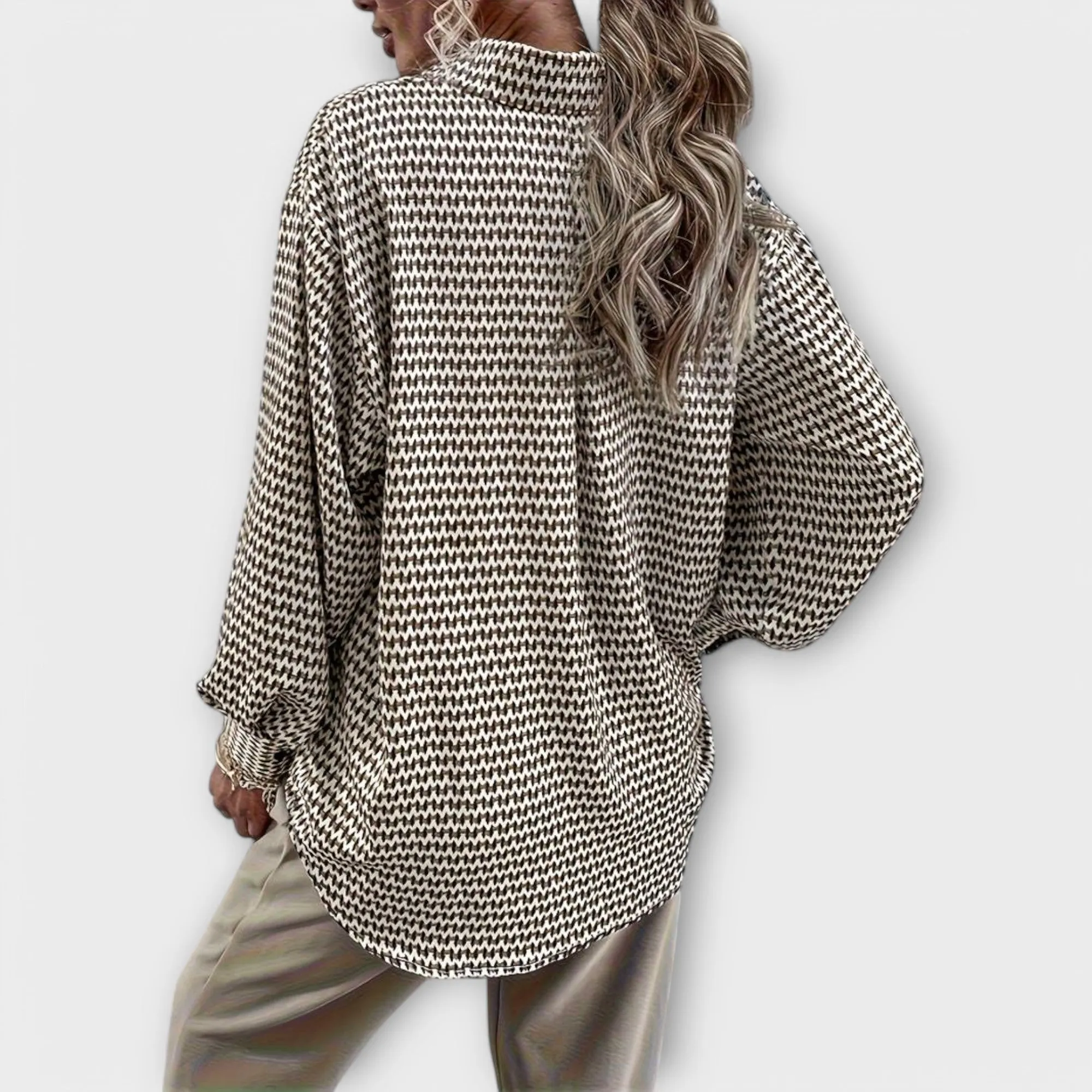 Ashley Vintage Long-Sleeve Blouse