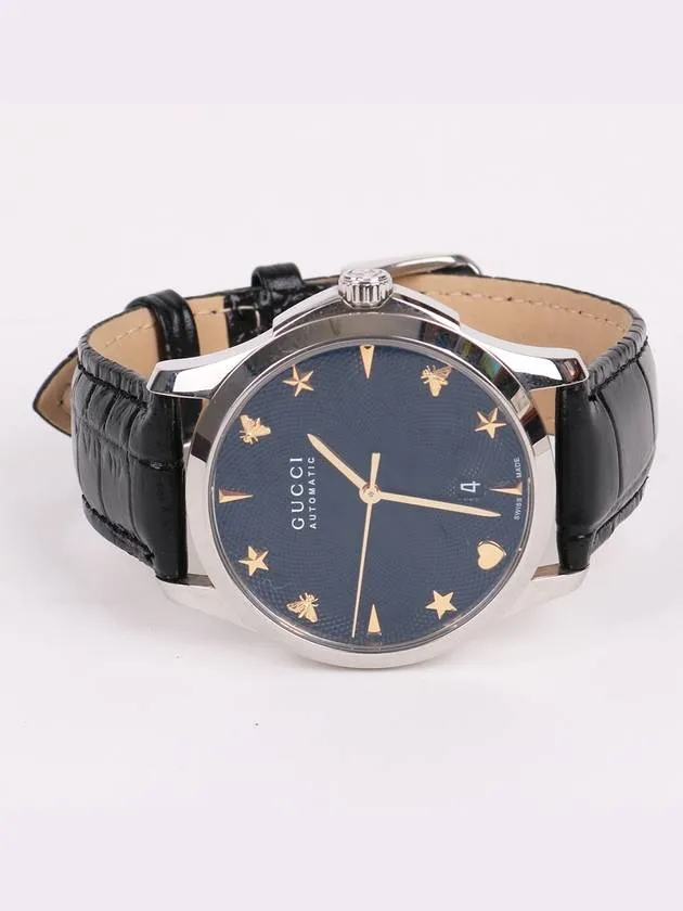 Bee Black Edition Automatic Leather Men s Watch 126 4