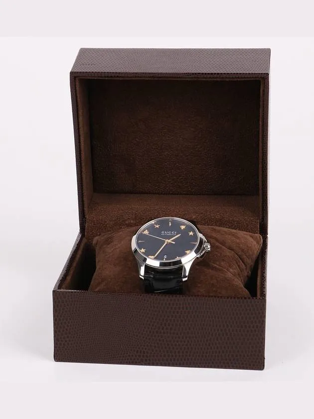 Bee Black Edition Automatic Leather Men s Watch 126 4