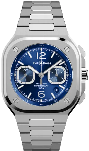 Bell & Ross BR 05 Chrono Blue Steel Bracelet