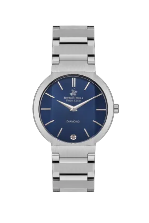 BEVERLY HILLS POLO CLUB Women’s Stainless Steel Blue Dial Watch – BP3568X.390