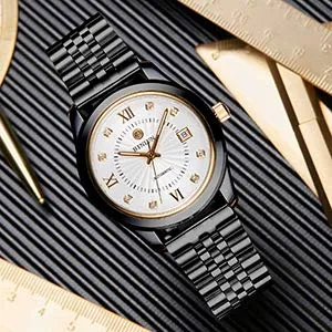 BINLUN Stainless Steel Watch Bands Replacement Metal Watch Straps Bracelet with Durable Butterfly Clasp 18mm 20mm 22mm 24mm 26mm in Black, Silver, Gold, Rose Gold, Gold-Silver for Men and Women