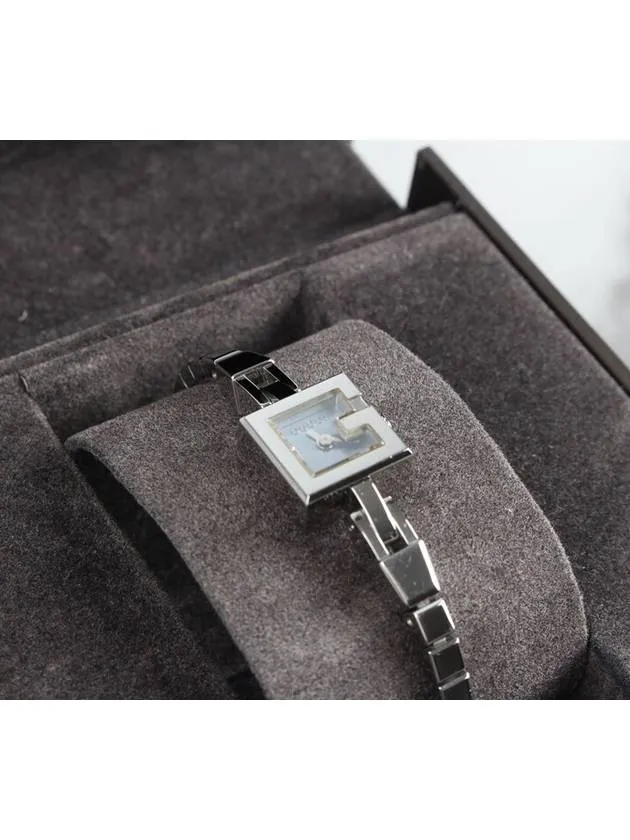 Blue mother of pearl G logo watch 102