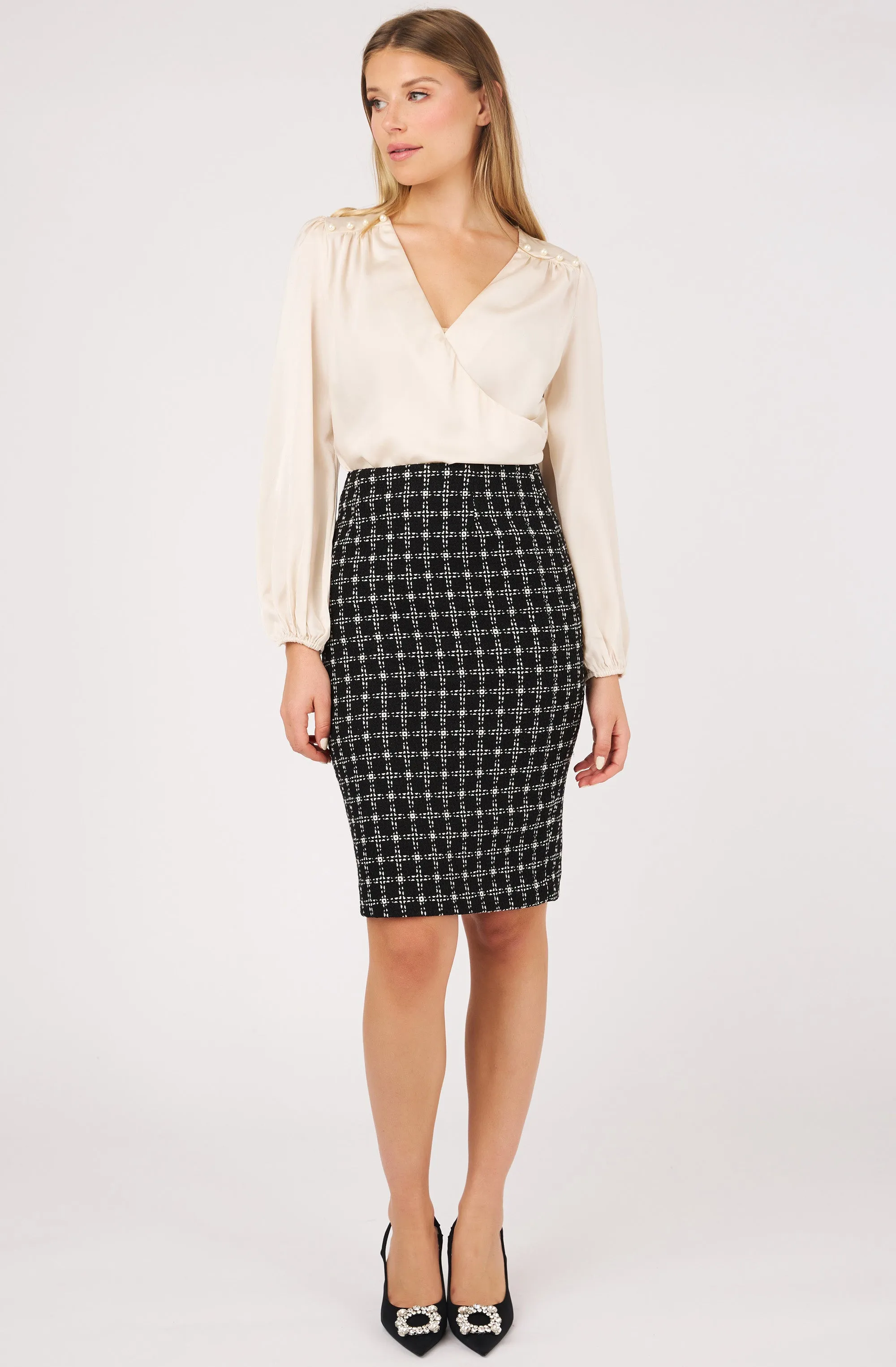 Boucl Pencil Skirt