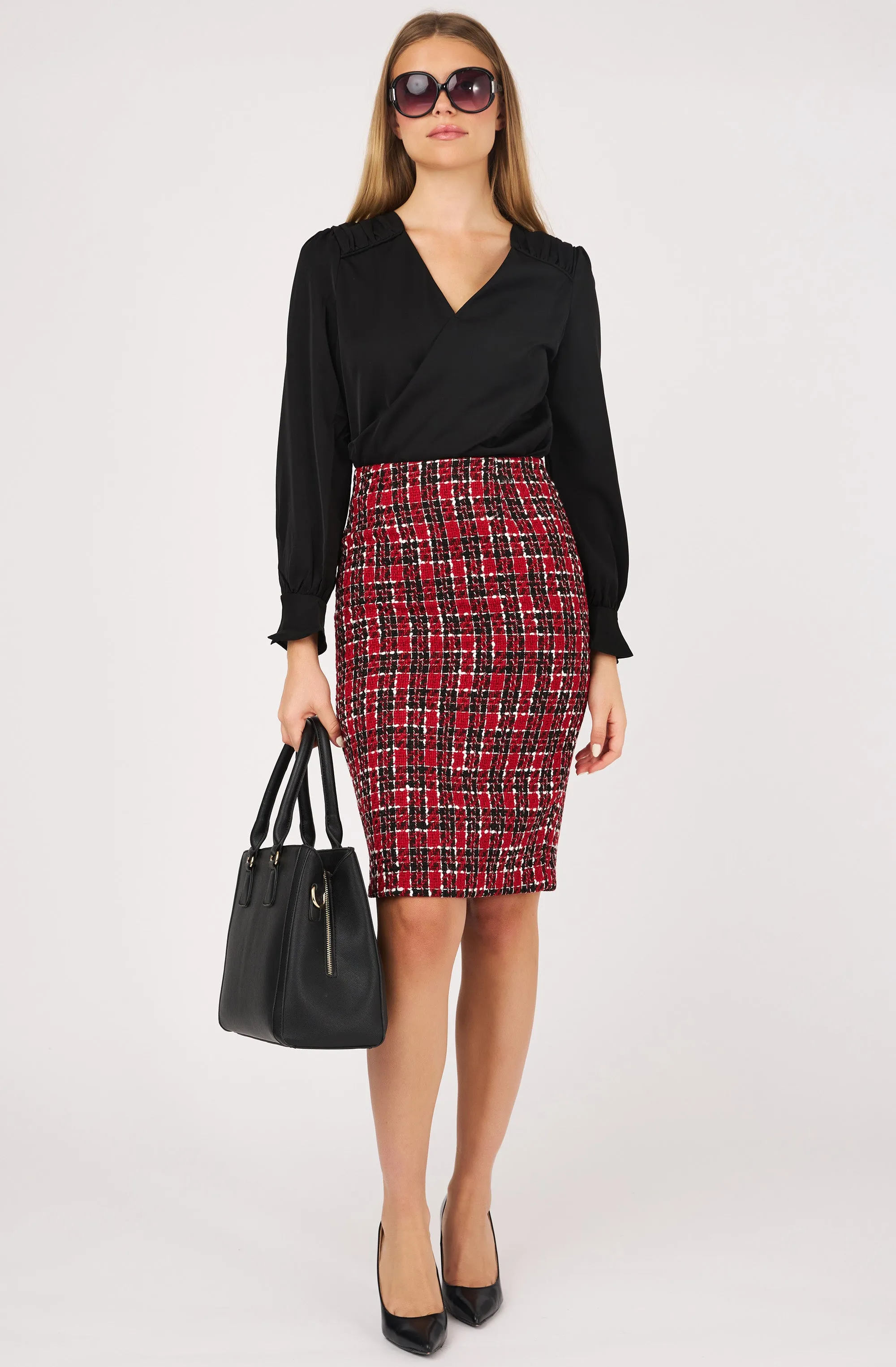 Boucl Pencil Skirt