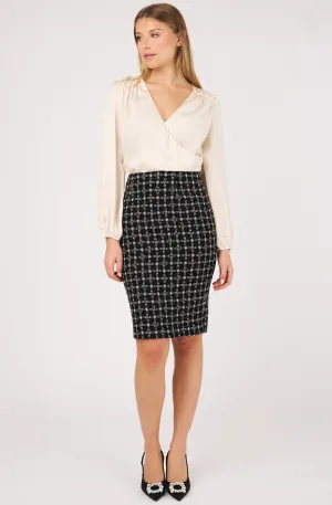 Boucl Pencil Skirt