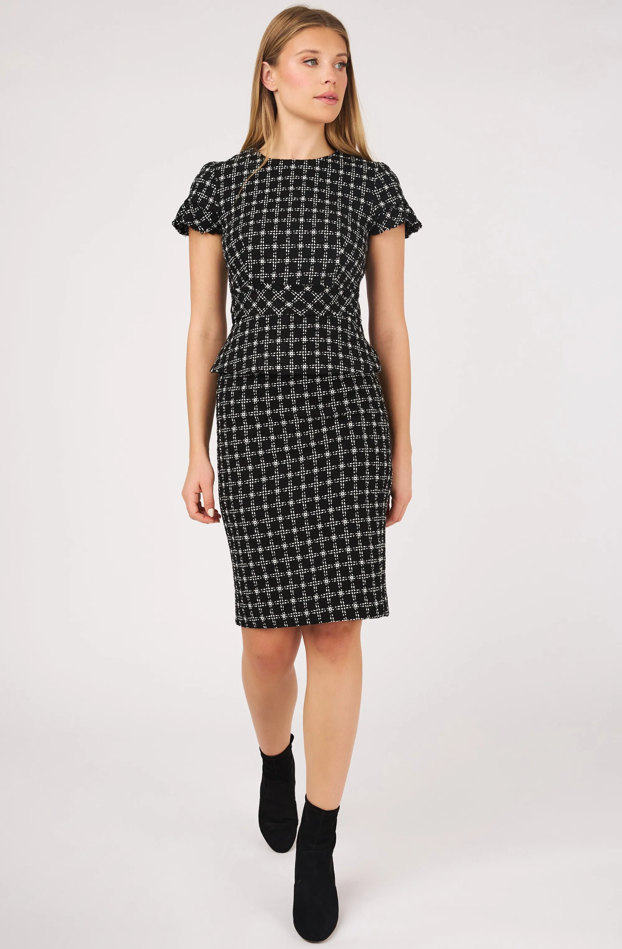 Boucl Pencil Skirt