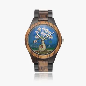 Bouquet For You Indian Ebony Wooden Watch