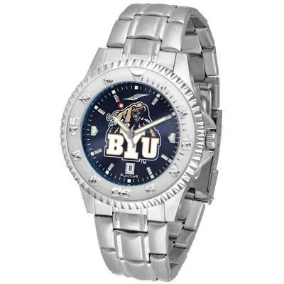 Brigham Young Cougars Competitor AnoChrome - Steel Band Watch