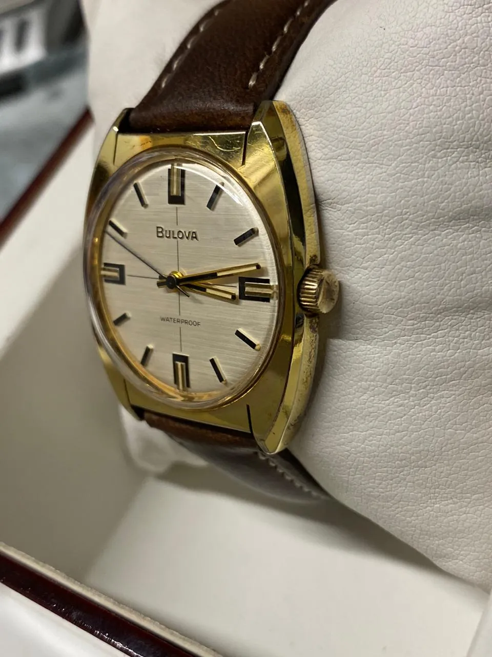 BULOVA 1950's Men's Unique Artdeco Design Large Wristwatch - $6K APR w/ COA!