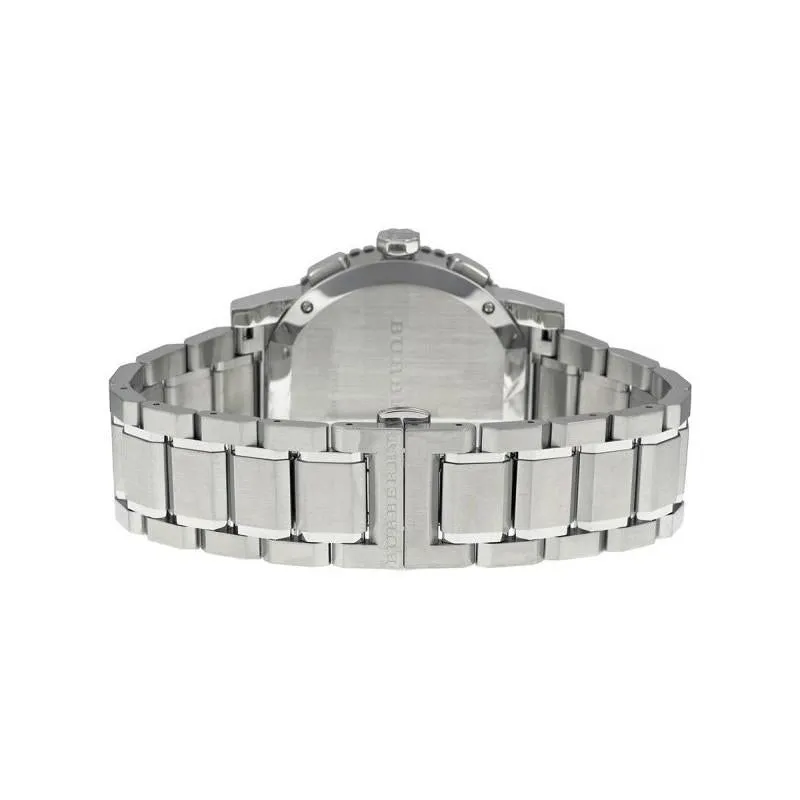 Burberry BU9380 Men's Silver Chronograph 42mm Watch