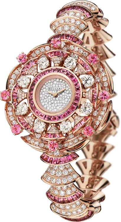 Bvlgari Diva's Dream 18 kt Rose Gold Diamonds Lady's Watch