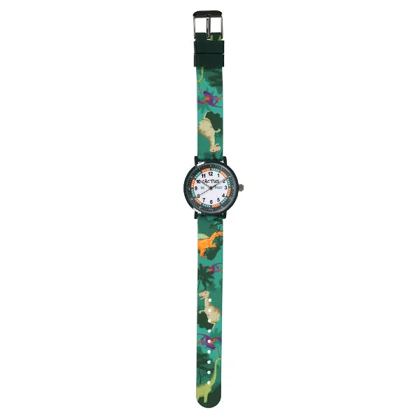 CACTUS Primary - Kids Watch - Dinosaurs - Green