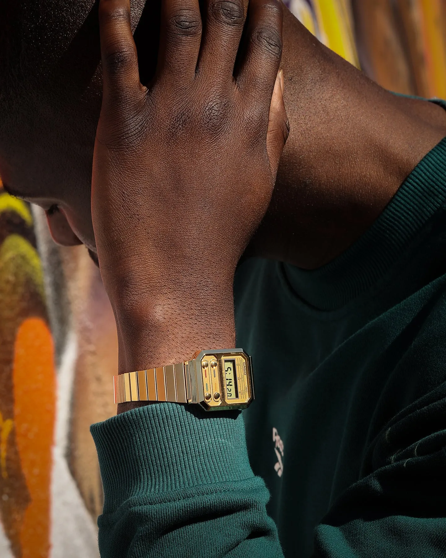 Casio A100WEG-9A Gold