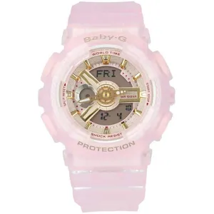 CASIO BABY-G World Time Quartz 100M Women's Watch #BA-110SC-4AER