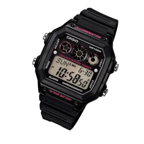 CASIO Digital Illuminator Watch for Men #AE-1300WH-1A2VDF