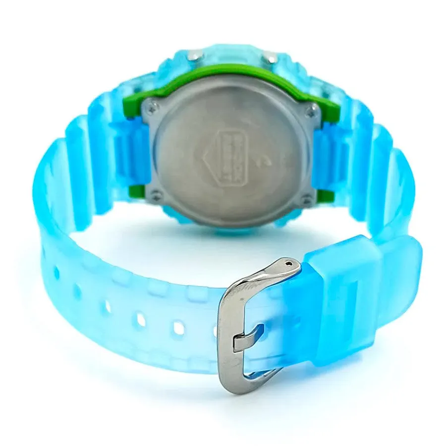 Casio DW-5600LS-2DR G-Shock Semi-transparent Band Blue Digital Men's Watch