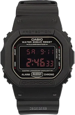 CASIO DW-5600MS-1DR G-Shock Resin Band 200-meter water resistance
