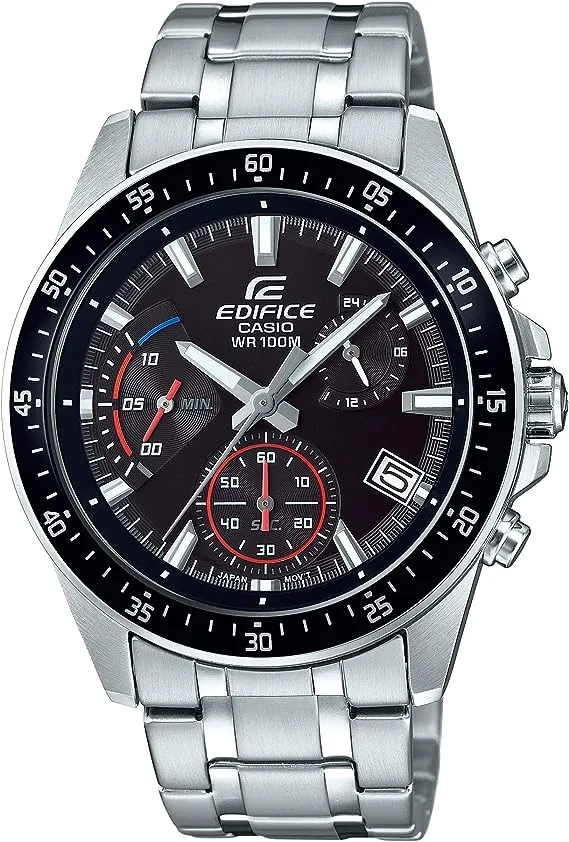 CASIO Edifice Chronograph Quartz Men Black Watch EFV-540D-1AVUEF