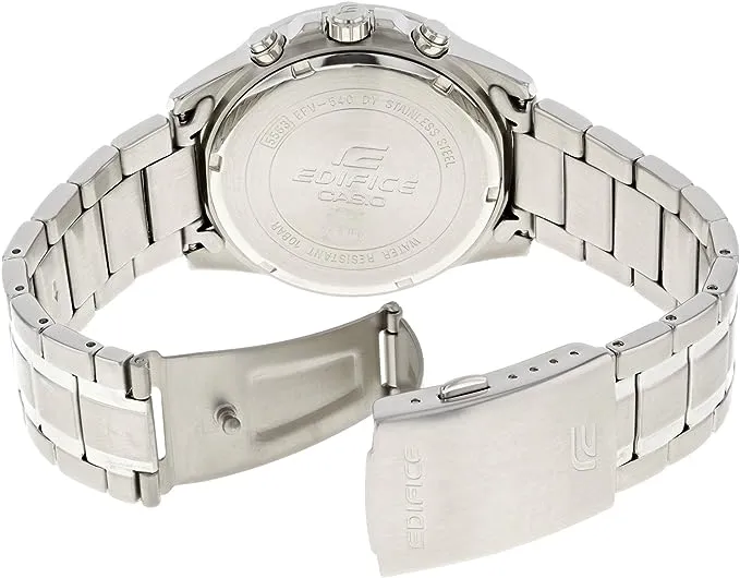 CASIO Edifice Chronograph Quartz Men Black Watch EFV-540D-1AVUEF