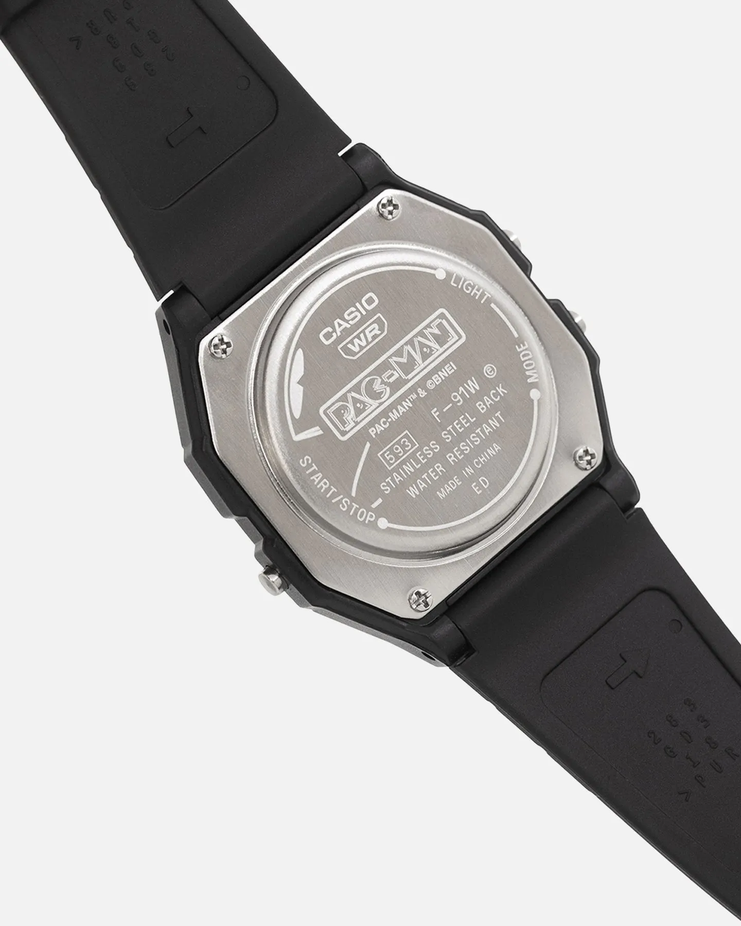 Casio F-91WPC-1ADR X Pac-Man Watch Black