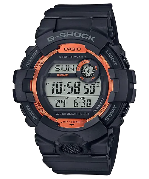 CASIO G-SHOCK Men's Black Dial Risen Band Digital Watch #GBD-800SF-1ER