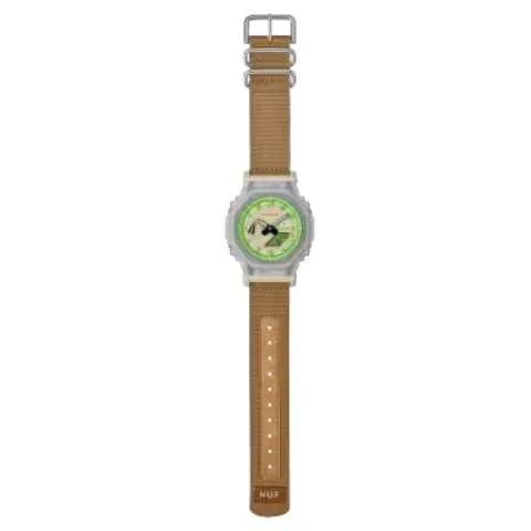 CASIO G-Shock Quartz Beige and Transparent Unisex Watch GA-2100HUF-5AER