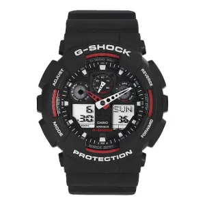 CASIO G-Shock Resin Band 200-meter water resistance #GA-100-1A4ER