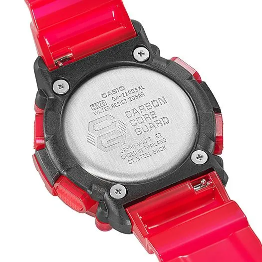 CASIO G-Shock Resin Band 200-meter water resistance #GA-2200SKL-4AER